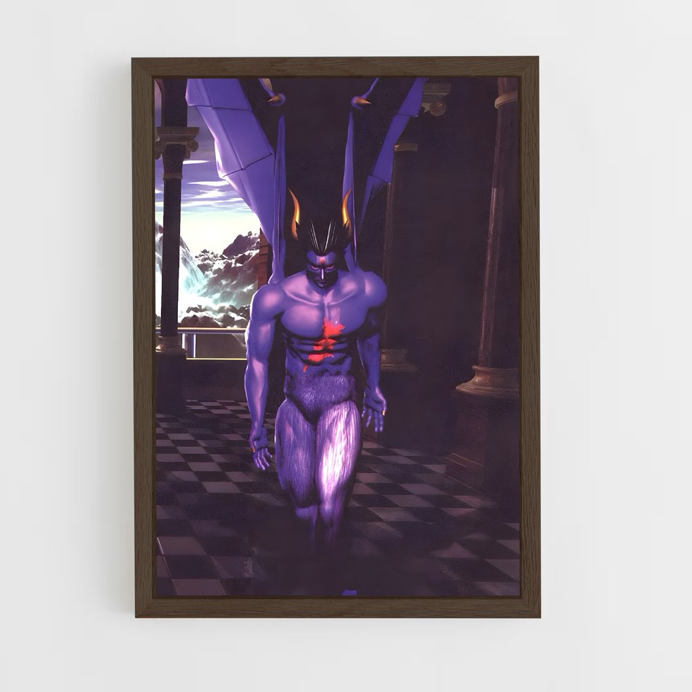 Poster Kazuya au Combat – affiche Tekken (vue 5)